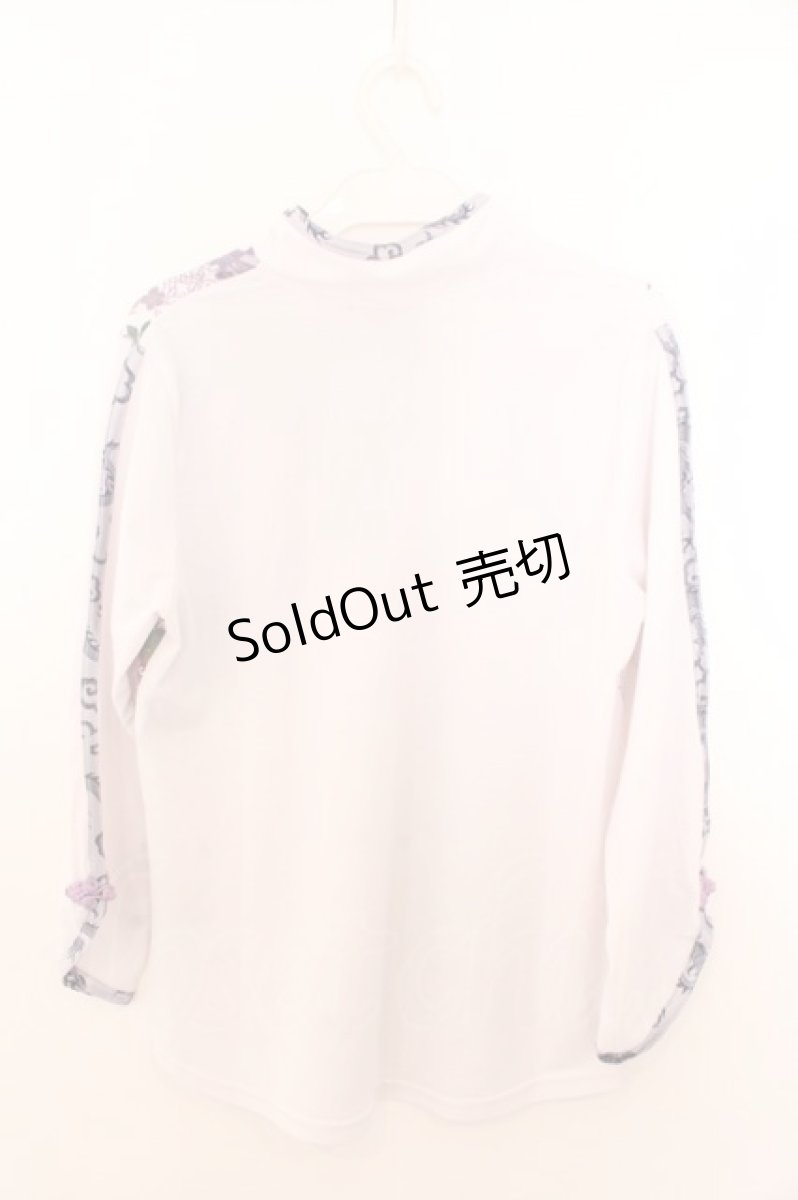 画像5: Qutie Frash / ４店舗限定チャイナT  ホワイト×パープル O-26-02-18-050-QU-TS-OW-OS (5)