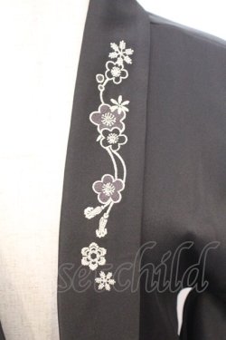 画像2: Amavel / 手まり遊びとシマエナガ和風羽織 F クロ O-26-02-18-055-CA-TO-OW-OS