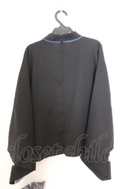 画像3: Amavel / 手まりの遊びとシマエナガ和風ブラウス F クロ O-26-02-18-056-CA-BL-OW-OS