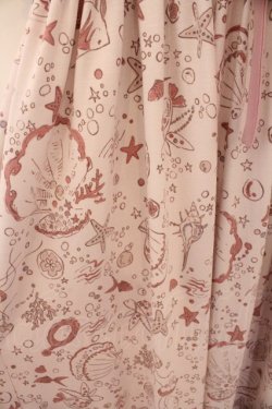 画像2: axes femme / マリンプリントリラックスワンピース F ピンク O-26-02-18-058-AX-OP-OW-OS