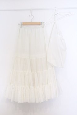 画像1: アトリエフク / ラブリンパニエ78ｃｍ丈  シロ O-26-02-18-1035-EL-SK-IG-OS