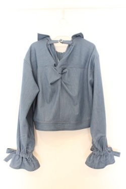 画像3: axes femme POETIQUE / バックデザインデニムジャケット M ライトインディゴ O-26-02-18-1038-AX-JA-IG-OS