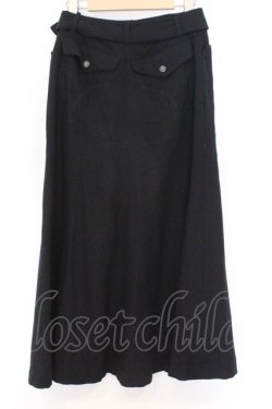 画像2: INGEBORG / ベルト付きロングスカート S クロ O-26-02-18-1046-LO-SK-IG-OS