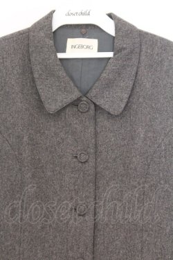 画像2: INGEBORG / クルミボタンジャケット  グレー O-26-02-18-1049-LO-JA-IG-OS