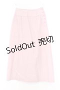INGEBORG / 刺繍羊皮スカート  ピンク O-26-02-18-1051-LO-SK-IG-ZT0220D