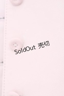 画像3: INGEBORG / ノーカラー羊皮ジャケット  ピンク O-26-02-18-1052-LO-JA-IG-ZT0220D