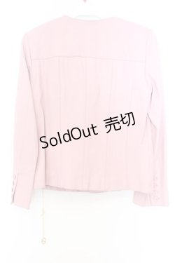 画像5: INGEBORG / ノーカラー羊皮ジャケット  ピンク O-26-02-18-1052-LO-JA-IG-ZT0220D