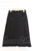 INGEBORG / モチーフスカート 3(9号) クロ O-26-02-18-1053-LO-SK-IG-OS