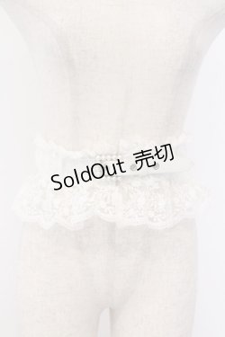 画像1: axes femme POETIQUE / レースゴムベルト  シロ O-26-02-18-1007-AX-ZA-IG-ZT0220D