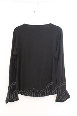 画像3: INGEBORG / リボン配色カットソー  クロ O-26-02-18-1054-LO-TO-IG-OS