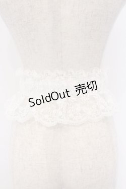 画像2: axes femme POETIQUE / レースゴムベルト  シロ O-26-02-18-1007-AX-ZA-IG-ZT0220D