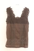 INGEBORG / コードフラワータックキャミソール S ブラウン O-26-02-18-1059-LO-TO-IG-OS
