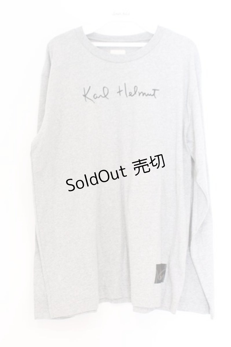 画像1: Karl Helmut / 2025KARL HELMUT HAPPY SET Tシャツ 4 グレー O-26-02-18-1061-EL-TO-IG-ZT625 (1)