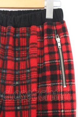 画像2: Candy Stripper / FLUFFY CHECK パンツ 2 レッド O-26-02-18-1066-PU-PA-YM-OS