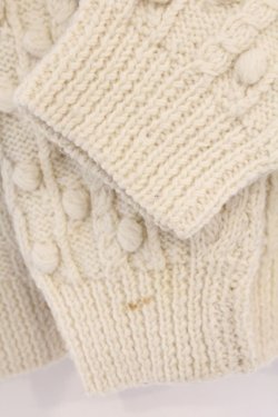 画像5: PINK HOUSE / 椿モチーフフードニットカーディガン  アイボリー O-26-02-18-1068-LO-TO-IG-OS