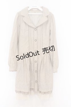 画像1: axes femme / バラ柄トレンチコート M ベージュ O-26-02-18-1070-AX-CO-OW-ZTC039