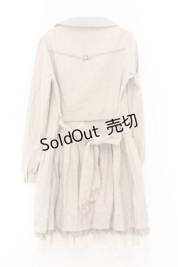 画像3: axes femme / バラ柄トレンチコート M ベージュ O-26-02-18-1070-AX-CO-OW-ZTC039