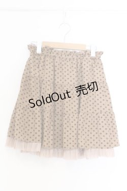 画像1: axes femme / リバーシブルスカート M ピンク×キャメル O-26-02-18-1071-AX-SK-OW-OS