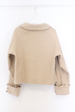 画像3: axes femme / 袖フリルピーコート F ベージュ O-26-02-18-1072-AX-CO-IG-OS