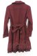 画像3: axes femme / ファー襟トレンチコート M ワイン O-26-02-18-1077-AX-CO-OW-OS (3)