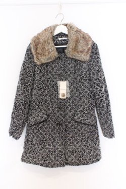 画像1: axes femme / フロッキーコート M グレー O-26-02-18-1079-AX-CO-OW-OS