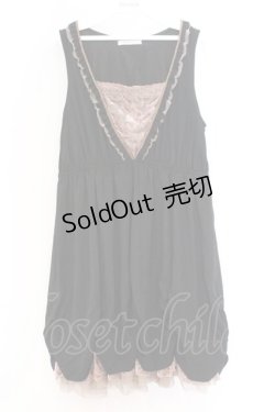 画像1: axes femme / オパールベロアタッセルチュニ（タッセル欠品） M クロ O-26-02-18-1081-AX-OP-OW-ZT626