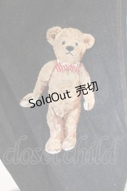 画像3: MEN'S KANEKO ISAO / くま刺繍デニムサロペット  クロ系 O-26-02-18-1010-PU-OP-IG-OS