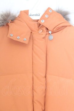 画像2: INGEBORG / たぬきファーダウンベウスト  オレンジ O-26-02-18-1086-LO-JA-IG-OS