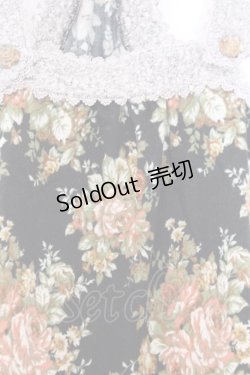 画像2: axes femme / 花柄アウターキャミ M クロ O-26-02-18-1087-AX-TO-OW-OS