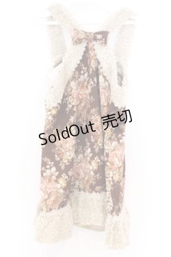 画像3: axes femme / 花柄アウターキャミ M ブラウン O-26-02-18-1091-AX-TO-OW-OS