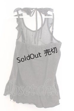 画像3: axes femme / フリルホルターキャミソール M グレー O-26-02-18-1095-AX-TO-OW-OS