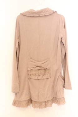 画像3: axes femme / 裾レース使いカットジャケット M ピンクベージュ O-26-02-18-1097-AX-JA-OW-OS