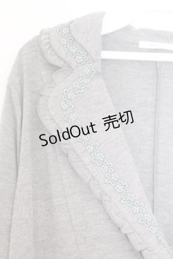 画像2: axes femme / 裾レース使いカットジャケット M グレー O-26-02-18-1098-AX-JA-OW-OS