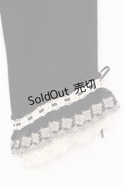 画像2: axes femme / はしごレースレギンス M クロ O-26-02-18-1013-AX-PA-IG-OS