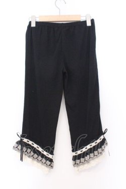 画像3: axes femme / はしごレースレギンス M クロ O-26-02-18-1013-AX-PA-IG-OS