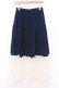 画像3: axes femme / 裾レースティアードスカート  ネイビー O-26-02-18-1017-AX-SK-IG-OS (3)