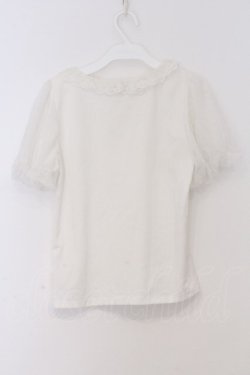 画像3: axes femme kawaii / チュールフリルカットソー  シロ O-26-02-18-1021-AX-TO-IG-OS