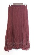 axes femme / レーシーロングスカート  ワイン O-26-02-18-1032-AX-SK-IG-OS