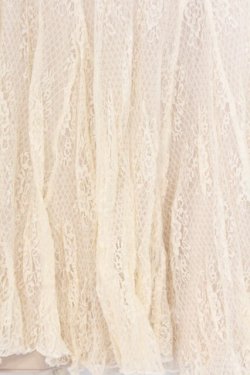 画像2: axes femme / レーシーロングスカート  アイボリー O-26-02-18-1033-AX-SK-IG-OS