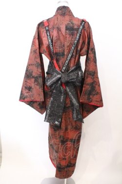 画像6: h.NAOTO / Psycho le Cemuコラボ五芒星ファンタジー浴衣  レッド O-26-02-18-006-HN-OP-OW-OS