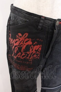 画像3: h.NAOTO / Psycho le Cemuコラボ五芒星ファンタジーパンツ  ブラック O-26-02-18-007-HN-SK-OW-OS