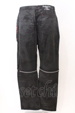 画像5: h.NAOTO / Psycho le Cemuコラボ五芒星ファンタジーパンツ  ブラック O-26-02-18-007-HN-SK-OW-OS