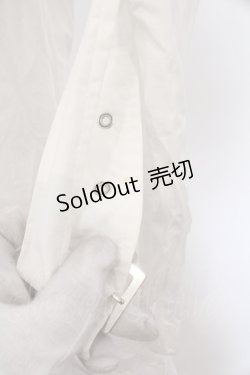 画像3: BPN / フィッシュテールベルテッドブラウス M ホワイト O-26-02-18-008-GO-BL-IG-OS