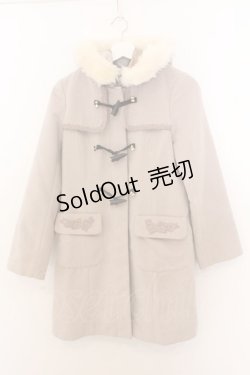 画像1: axes femme / トグル釦付きダッフルコート  ベージュ O-26-02-18-016-AX-CO-IG-OS