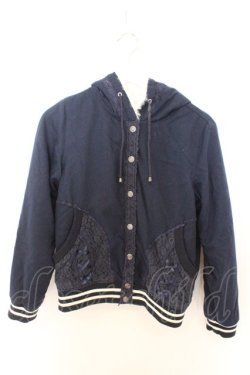 画像1: axes femme POETIQUE / 裏ファーブルゾン  ネイビー O-26-02-18-022-AX-JA-IG-OS