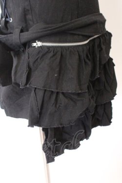 画像2: HELL CAT PUNKS / レースアップサイドフリルワンピース S ブラック O-26-02-18-027-PU-OP-OW-OS