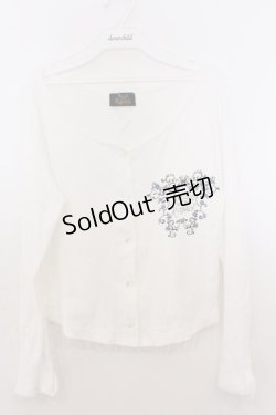 画像1: ALICE and the PIRATES / Sleeping Crown カーディガン  シロ O-26-02-18-028-PA-TO-OW-OS