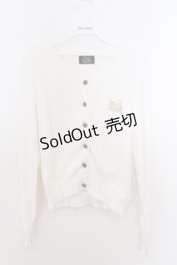 画像1: ALICE and the PIRATES / A/P TRAINカーディガン  シロ O-26-02-18-029-PA-TO-OW-OS