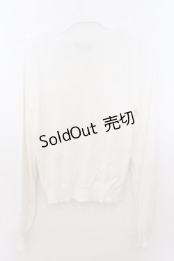 画像4: ALICE and the PIRATES / A/P TRAINカーディガン  シロ O-26-02-18-029-PA-TO-OW-OS