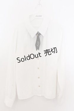 画像1: Amavel / Historical Butler クロスタイブラウス F シロ O-26-02-18-030-CA-BL-OW-OS